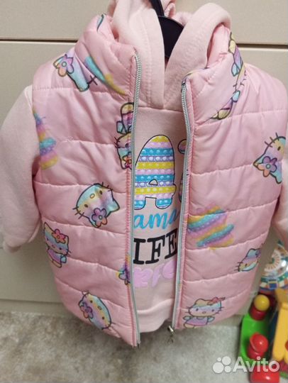 Костюм детский тёплый 74 см (6-9 м)