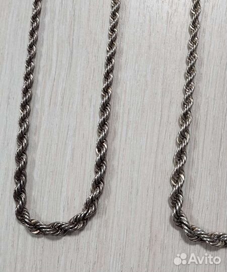 Серебряная цепь 925 пробы