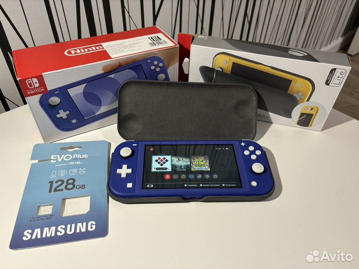 Nintendo switch lite прошитая с играми