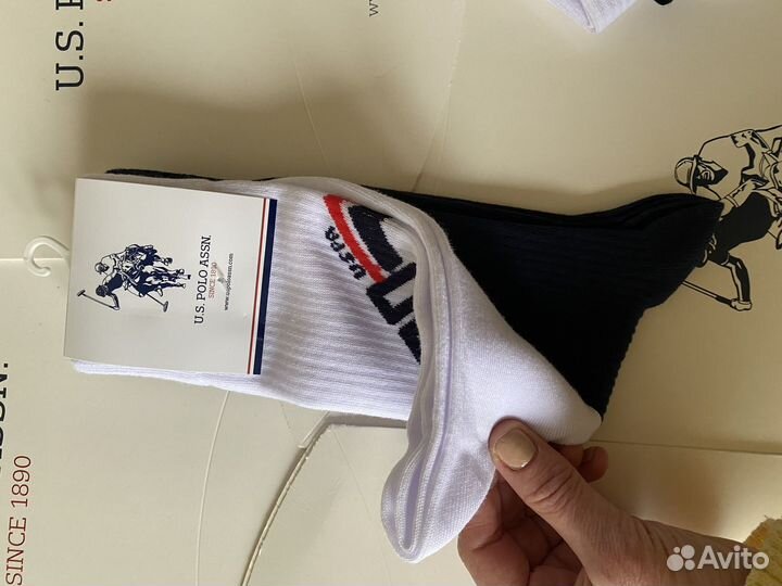 Носки мужские высокие us polo assn