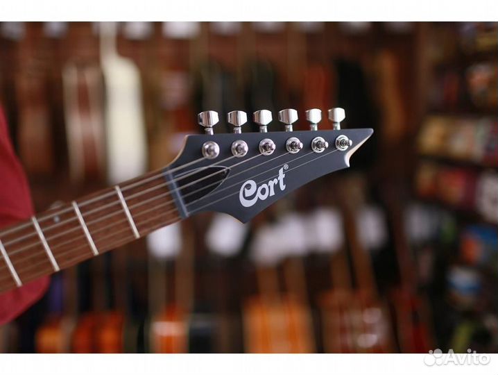 Cort X100-opbk черная электрогитара