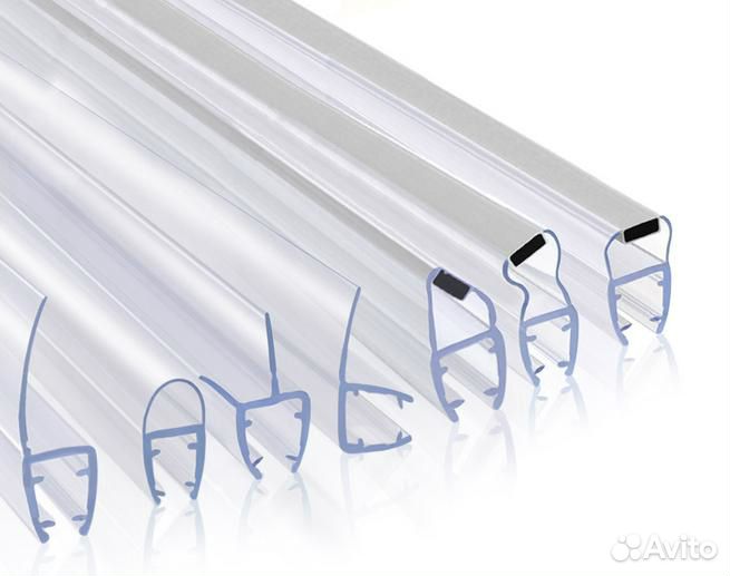 Силиконовое уплотнение для стёкол душевых