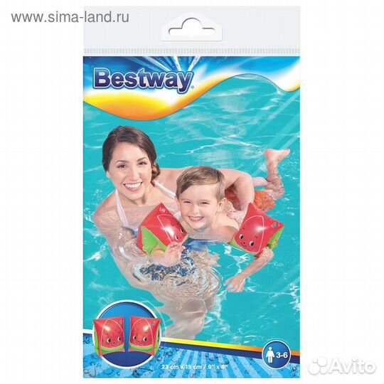 Нарукавники для плавания «Фрукты», 23 х 15 см, от