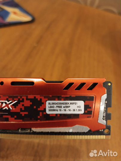Оперативная память Ballistix ddr4 16 gb