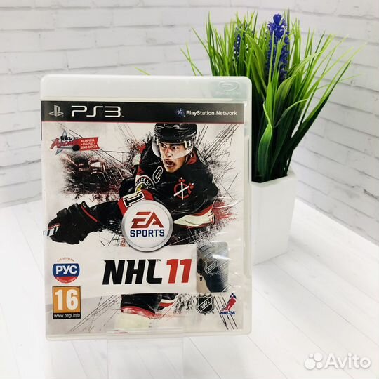 Диск ps3 nhl 11