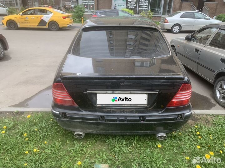 Mercedes-Benz S-класс 3.2 AT, 2000, битый, 352 043 км