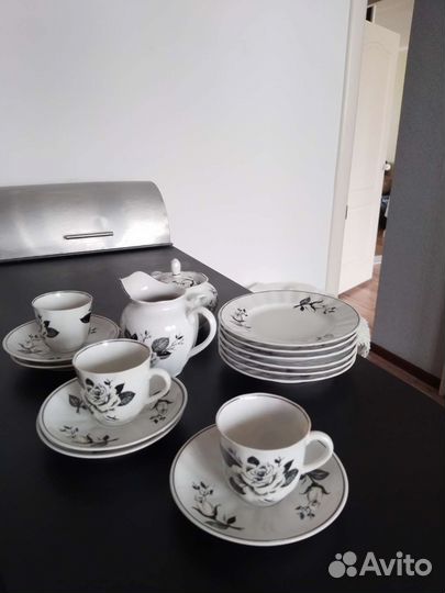 Кофейный и чайный сервизы вербилки СССР