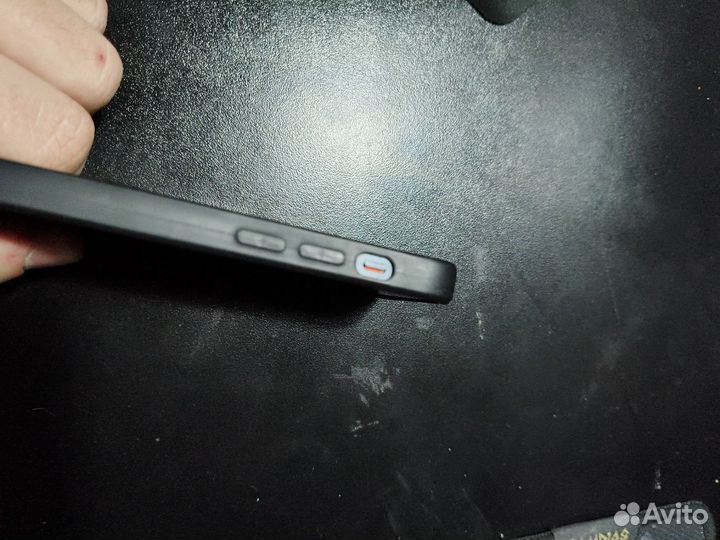 Чехол черный софт тач iPhone 13 mini