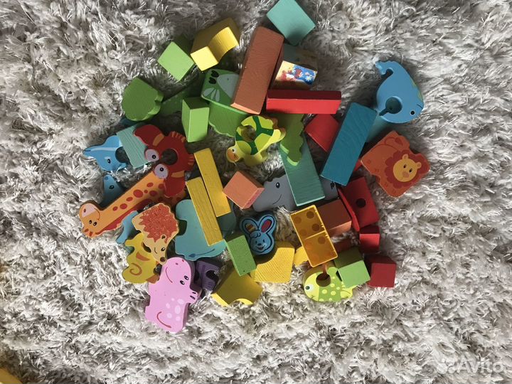 Игрушки пакетом для малышей от года