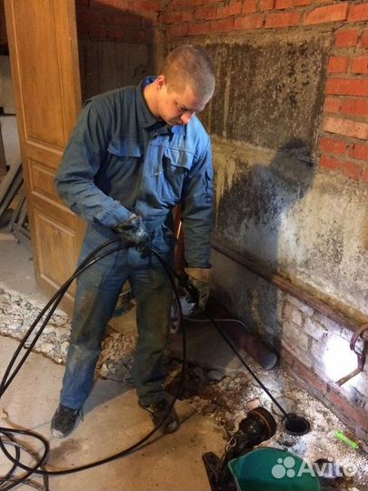 Прочистка канализации. Устранение засоров