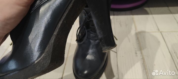 Ботинки 39р натуральная кожа