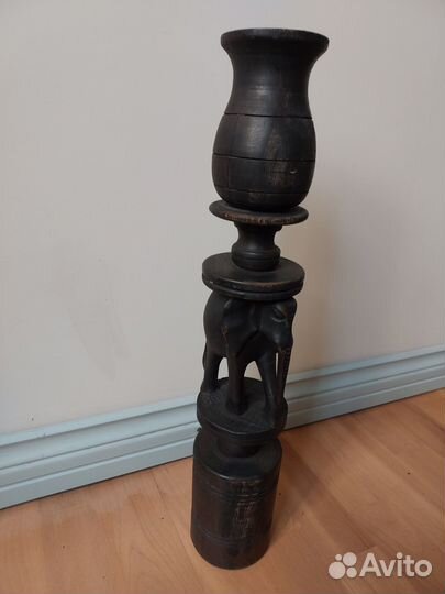 Африканские статуэтки Подсвечник