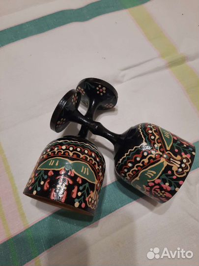 Бокалы деревянные СССР новые