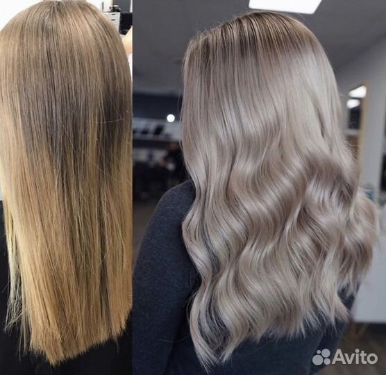 Окрашивание волос в блонд
