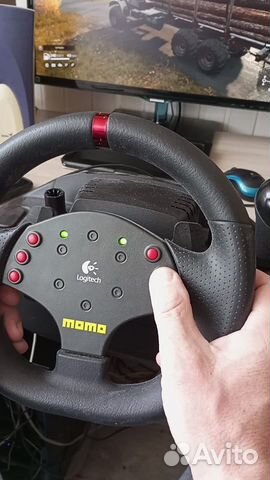 Игровой руль logitech с педалями купить в Чебоксарах | Электроника | Авито