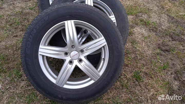 Колеса в сборе r17 зимние(липучка) 5 114.3