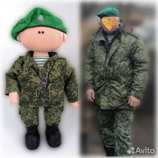 Портретная кукла по фото ручной работы