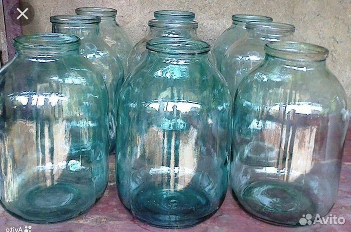 Банки стеклянные 1,5л, 2л, 3л