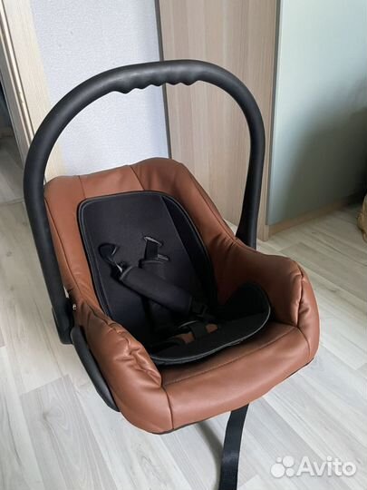 Коляска verdi mocca 3 в 1 эко кожа