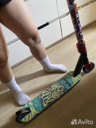 Трюковой самокат oxelo mf 3 6