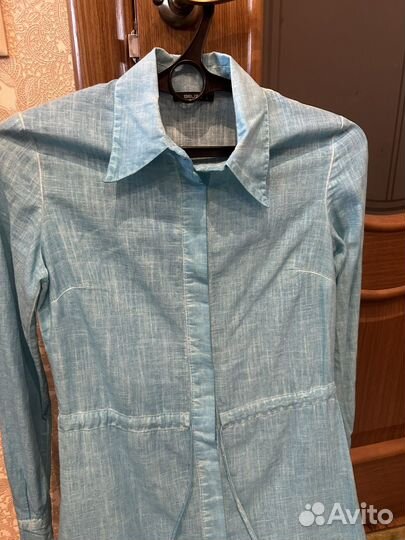 Платье рубашка 44