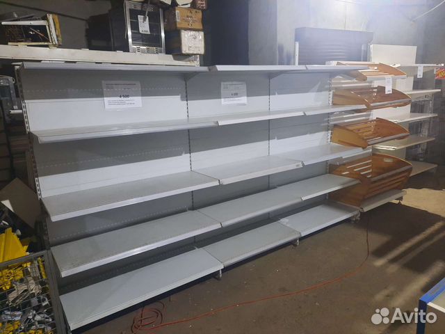 Стеллажи торговые металлические для магазина