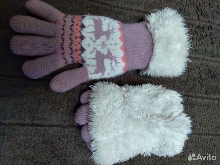 Перчатки варежки детские от 9мес.до 6 лет