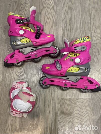 Роликовые коньки ролики 30-33 размер