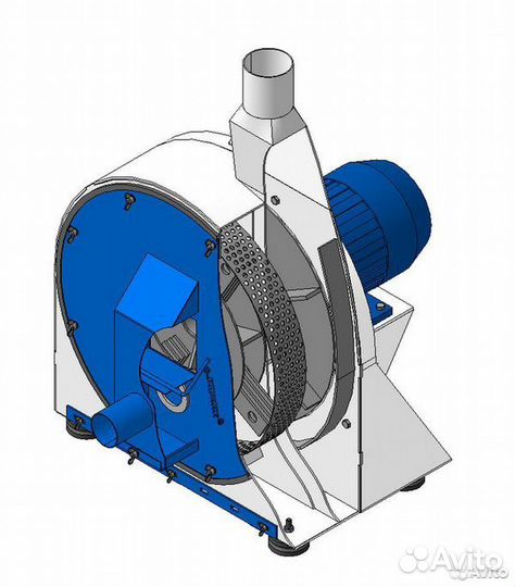 Молотковый пневматический измельчитель дпм 5,5