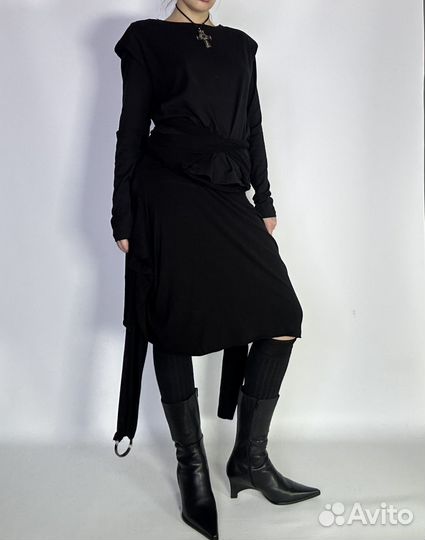 Топ с подплечниками Винтаж