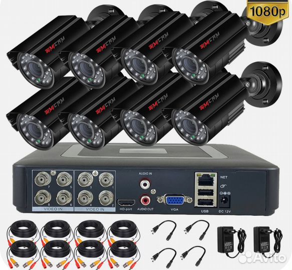 Комплект видеонаблюдения