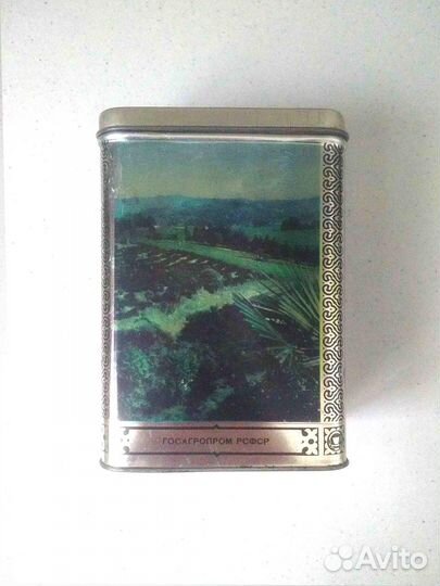 Чай грузинский жестяная банка СССР