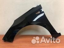 Крыло левое черное Hyundai solaris 17-20