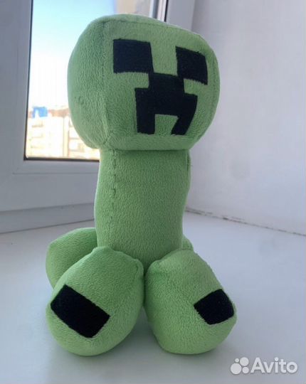 Мягкая игрушка крипер из майнкрафт