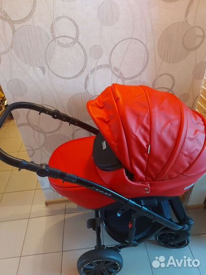 Коляска 2 в 1 эко кожа
