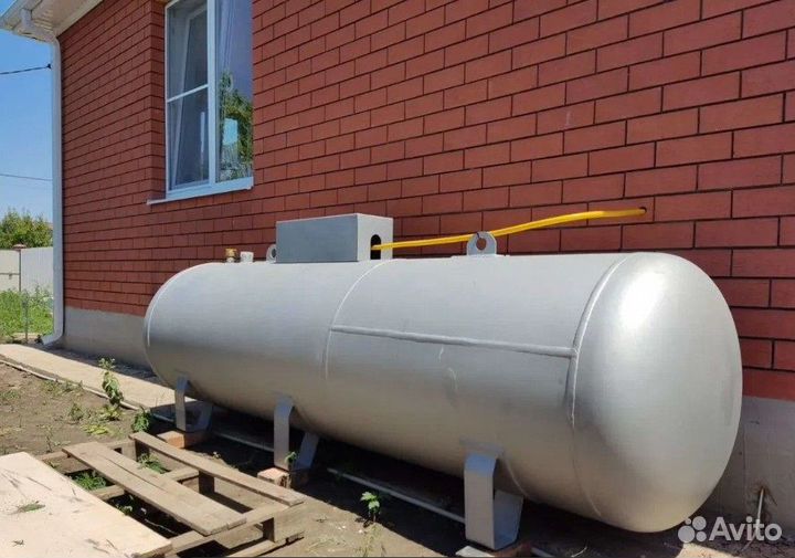 Газгольдер с установкой