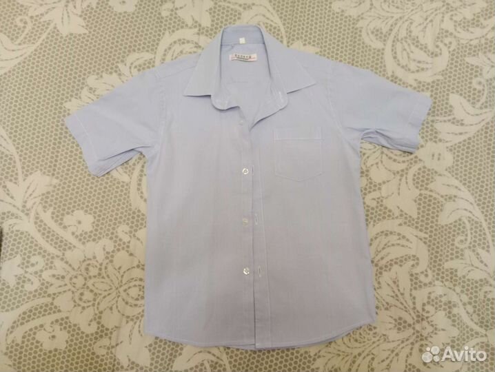 Рубашка с коротким рукавом 122 рост