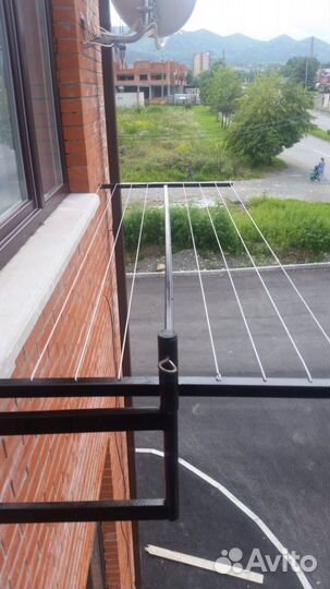 Балкон, сушилка бельевая, поворотно откидная