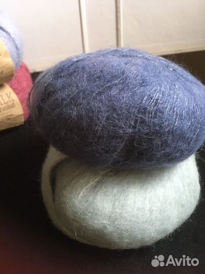 Пряжа моточная. Мохер и пр