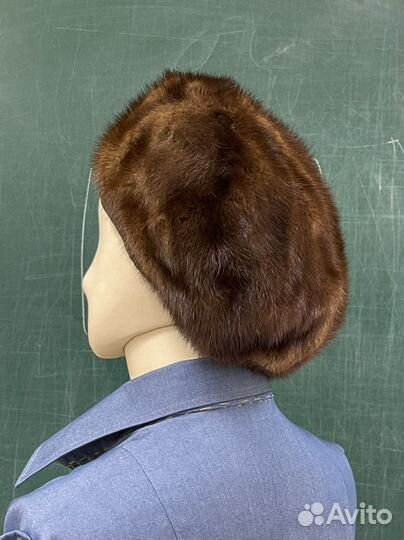 1+1 Шапка норковая, казанка