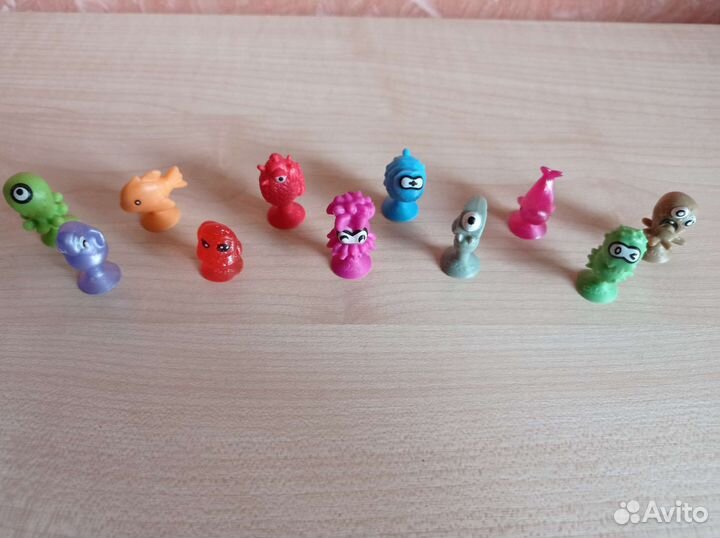 Прилипалы штучно, из разных серий