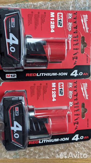 Аккумуляторы Milwaukee M12 M18