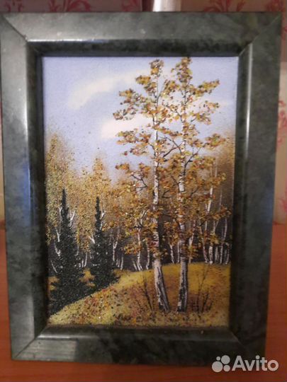 Панно каменная роспись