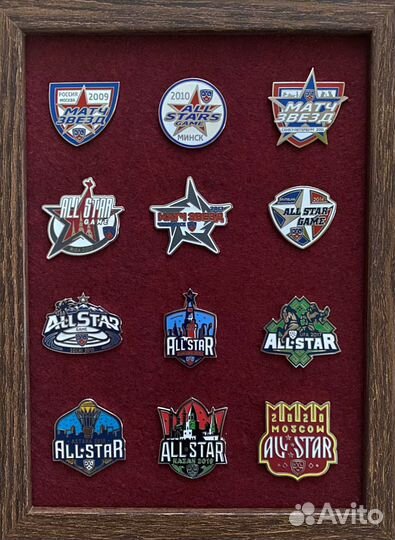 Подарочный набор хоккейных значков (Англия)