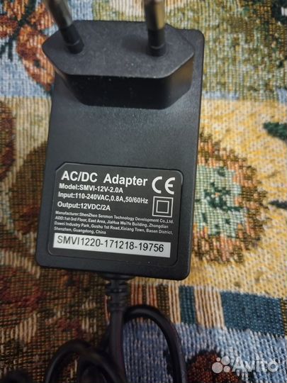 Адаптер питания 12V 2A новый
