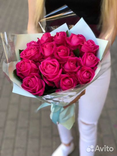 Цветы розы букет