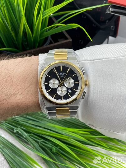 Мужские часы Tissot PRX комбинированый