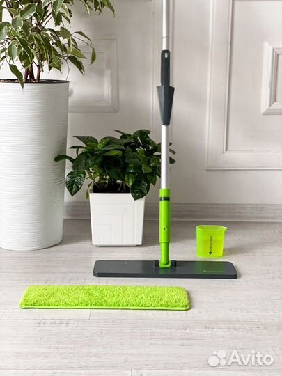 Швабра с распылителем Green Fiber aero