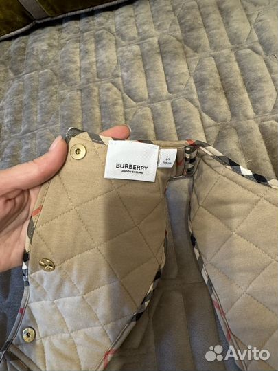 Стеганный сарафан burberry