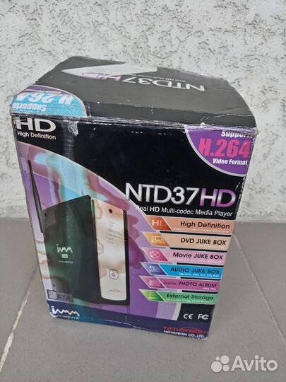 Медиаплеер Novatron ntd37hd + NAS сервер + HDD 1TB